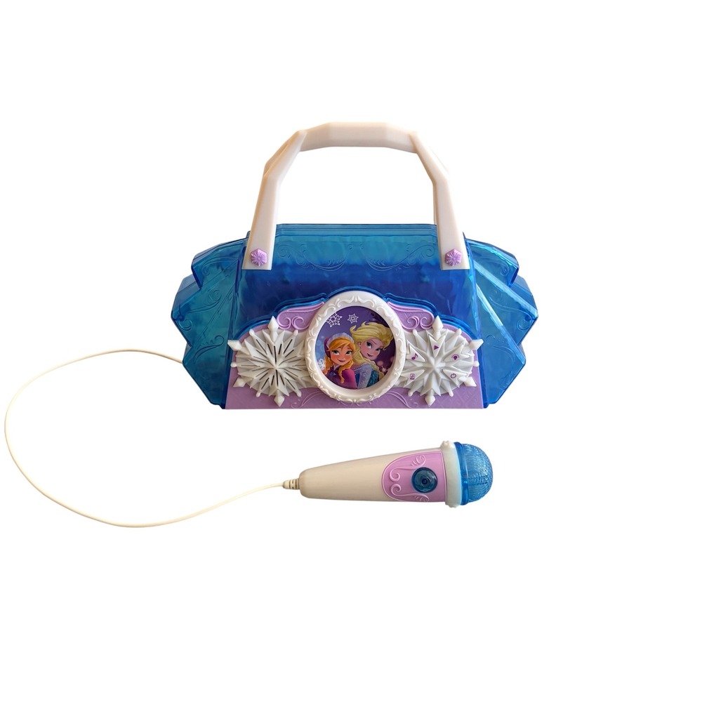 Disney Frozen Cool Tunes Sing-Along Boombox and Microphone set Karaoke Toy